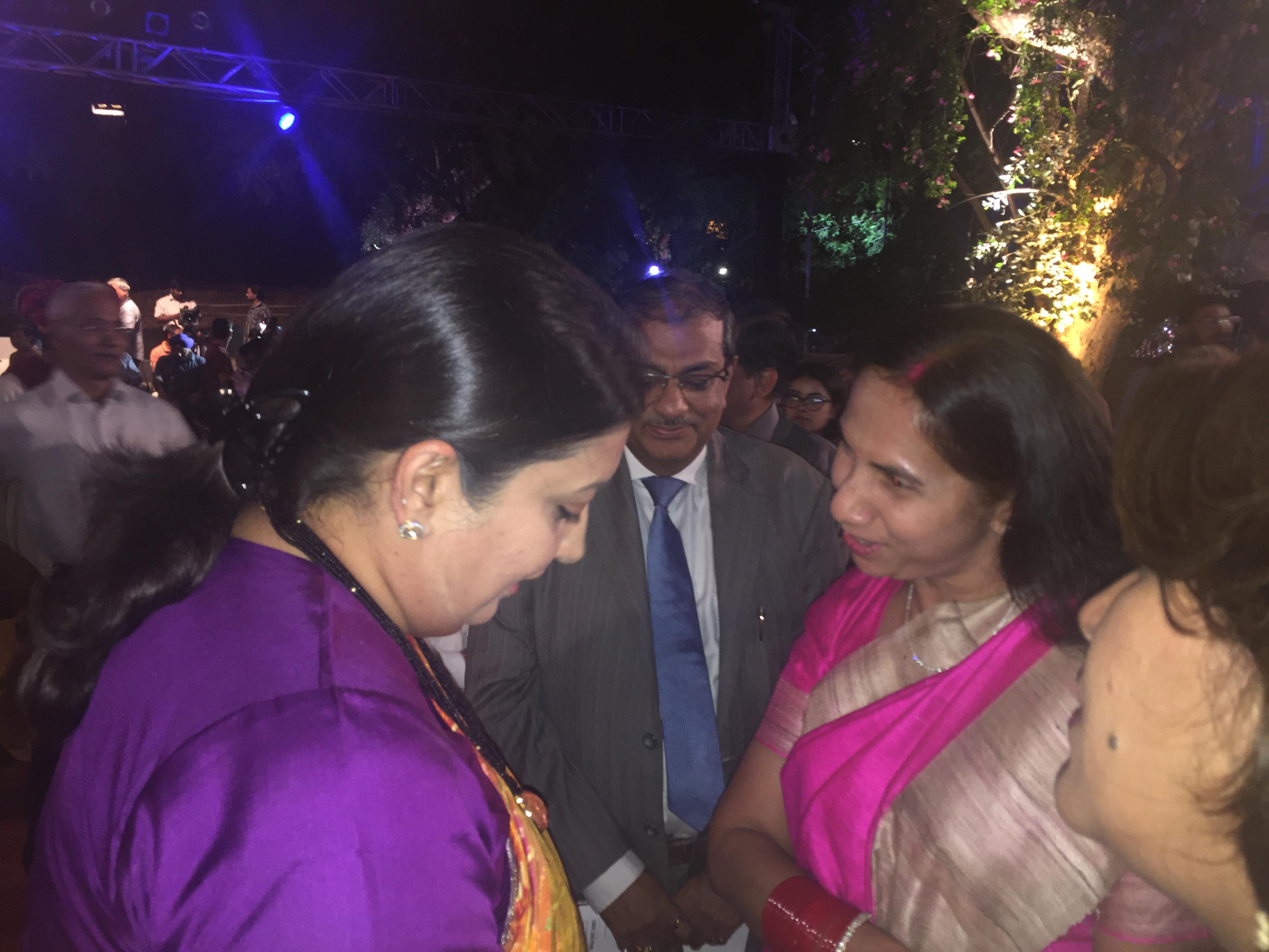 Team with India's Export Minister (2018)